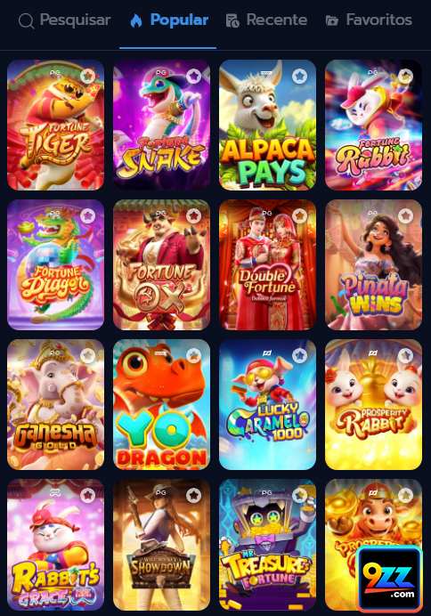 Galeria de Jogos 9zz.com: Onde a Diversão Encontra a Fortuna