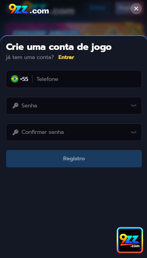 9zz.com - autenticar em seguro entrada na conta
